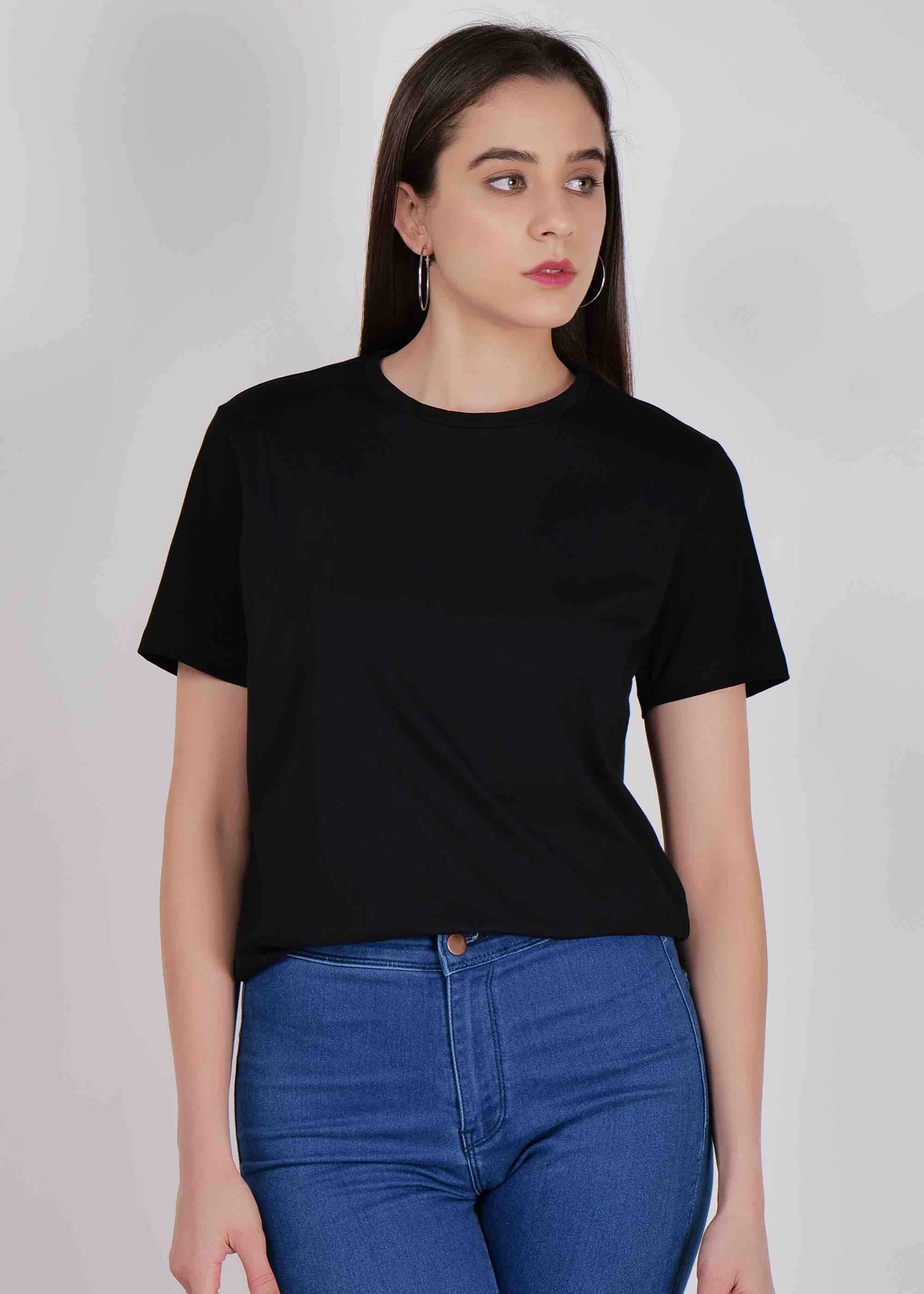 Danvoir Paris Plain Black T-shirt