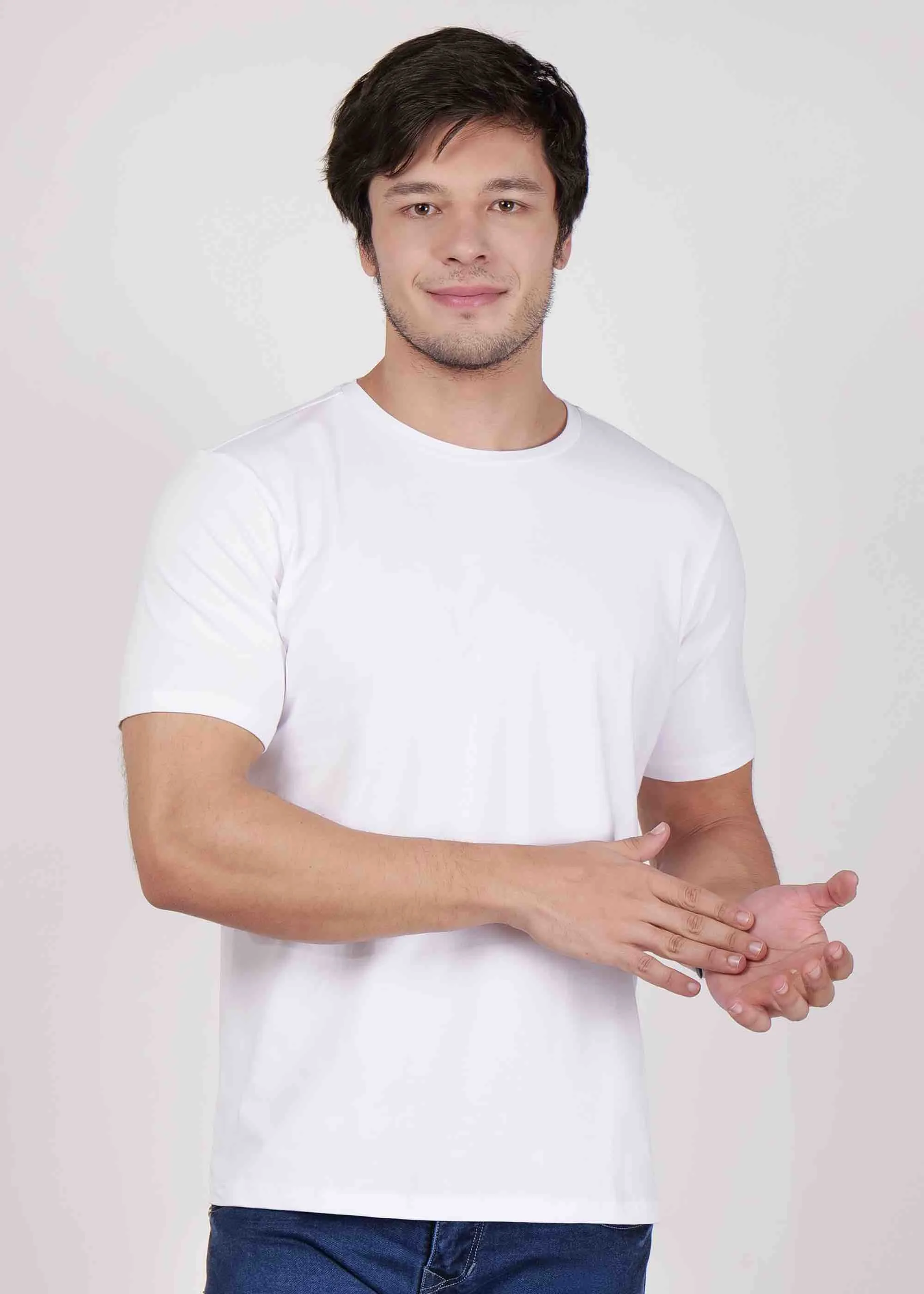 Danvoir Paris Plain White T-shirt