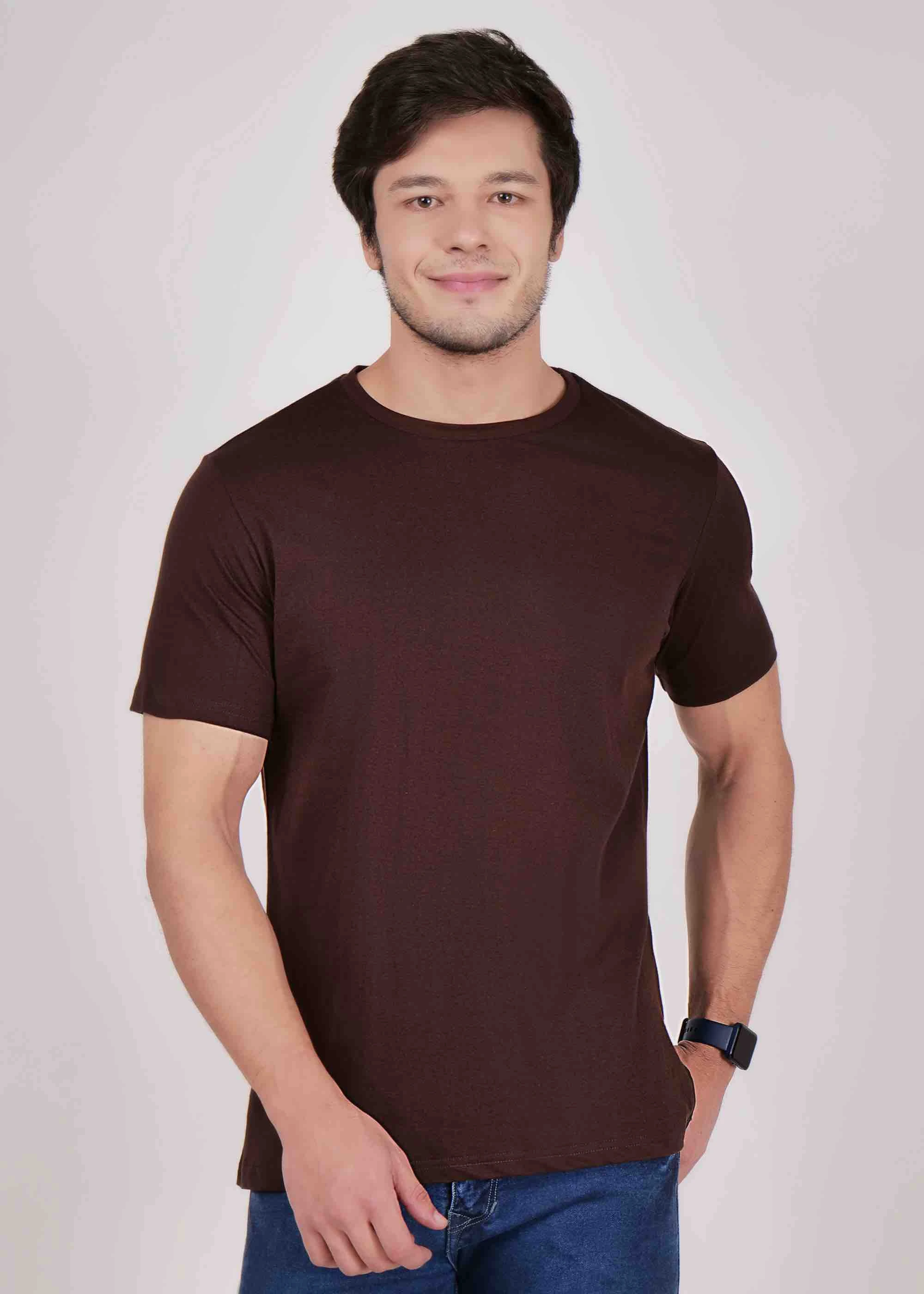 Danvoir Paris Plain Brown T-shirt