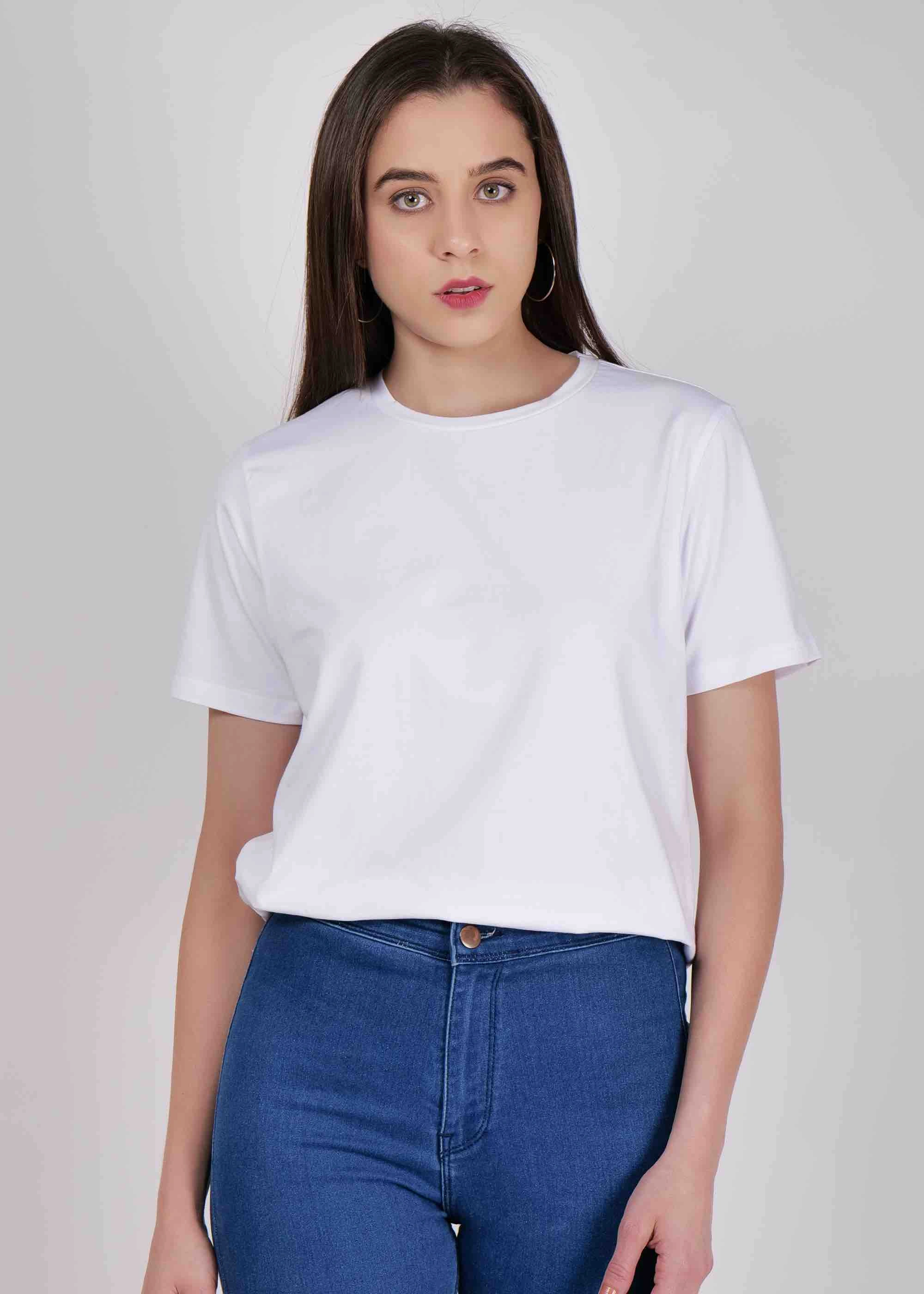 Danvoir Paris Plain White T-shirt